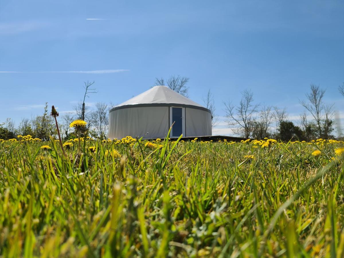 Camping A La Ferme - Hebergements Insolites Cerisy-la-Foret Exterior photo